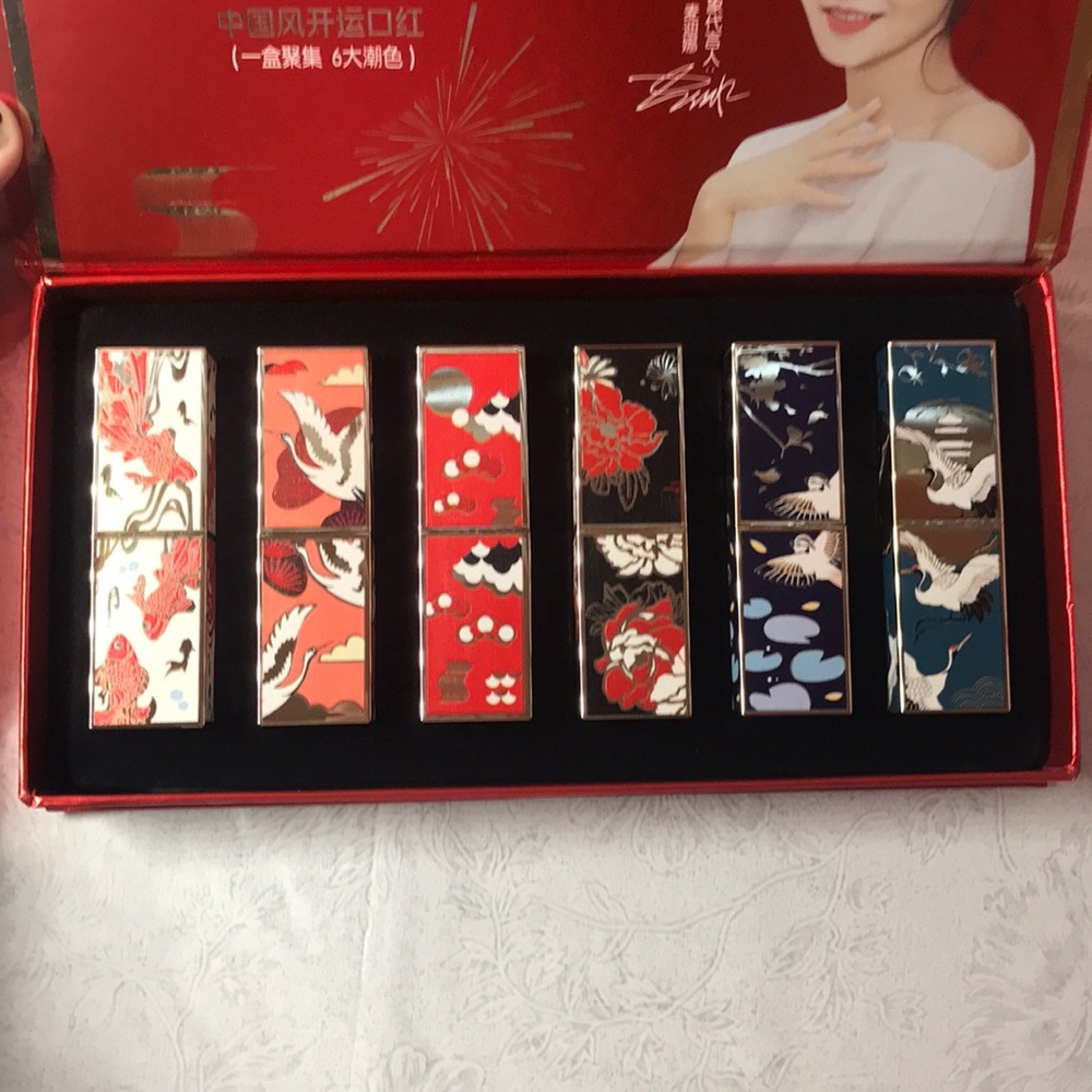 Mansly Chinese style lipstick 6 pieces
